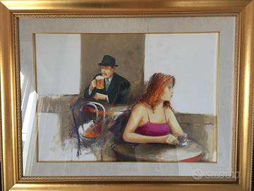 Olio su tela di Giuliano Trombini