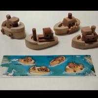 Sorpresine Kinder barche in legno 