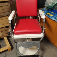 Sedia barbiere vintage 1975 ristrutturata