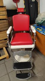 Sedia barbiere vintage 1975 ristrutturata