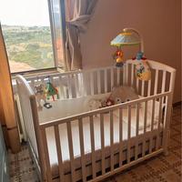 Lettino Bimbo/Bimba Foppapedretti + materass