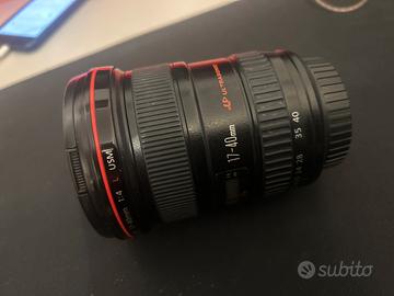 Grandangolo Canon 17-40 f4 USM L