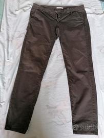 Pantaloni push up regular color testa di moro 