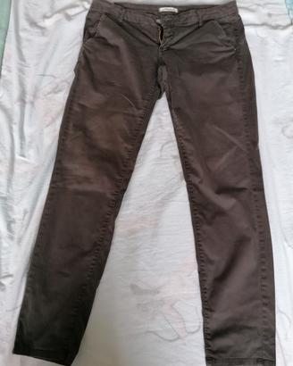 Pantaloni push up regular color testa di moro 