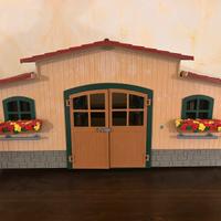 Stalla Schleich grande con accessori