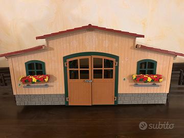 Stalla Schleich grande con accessori