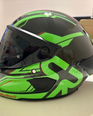 Ruroc ATLAS 4.0 TRACK Viper Green Carbon