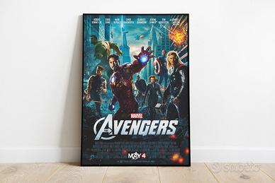 #304 - Poster Locandina Film The Avengeres 1-2-3-4