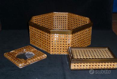 Mid Century Pop Art Dior Paglia di Vienna Set da t