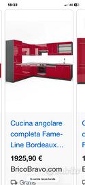 Cucina angolare fame