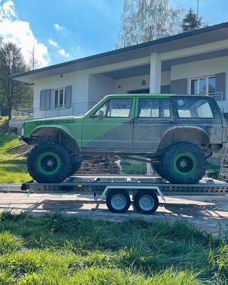 Rimorchio trasporto auto/cose fuoristrada 4x4