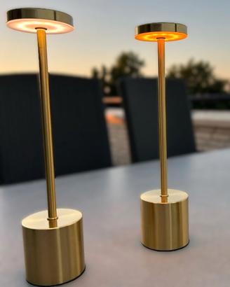 Coppia Lampade da tavolo Wireless