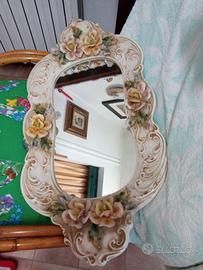 Specchio in ceramica di Bassano