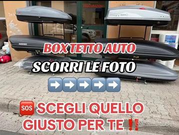 BOX TETTO BAULE PORTAPACCHI 320L 400L 480L 520 580