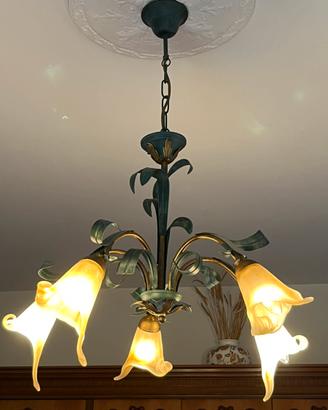 Lampadario a cinque luci