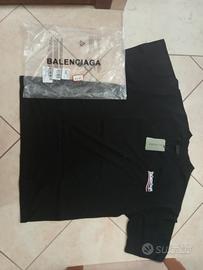 T-shirt Balenciaga - Nera - Taglia L - Nuova 