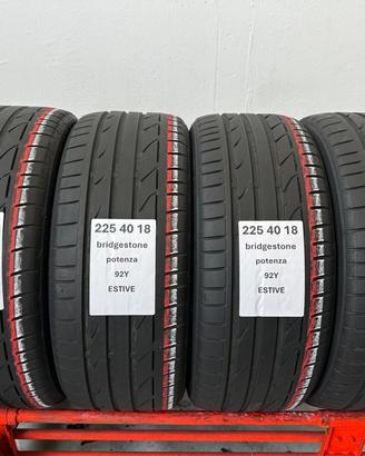 4 gomme 225 40 18 BRIDGESTONE