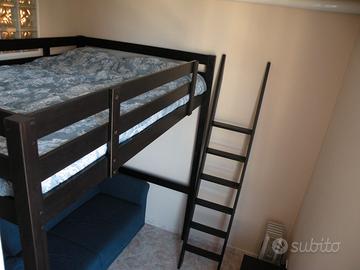 letto matrimoniale  a soppalco Stora IKEA