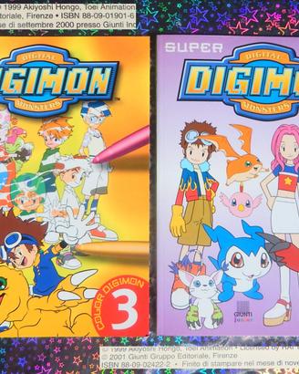 🖍️ Color DIGIMON VINTAGE 1999 albo album colorare