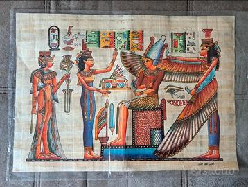 la regina Ankhesenamon unge il faraone Tutankhamon