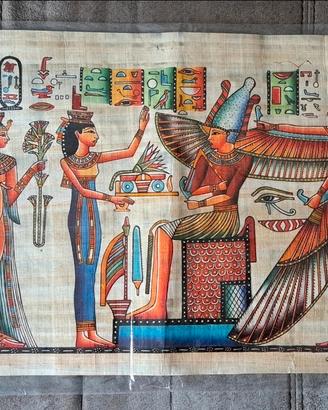 la regina Ankhesenamon unge il faraone Tutankhamon