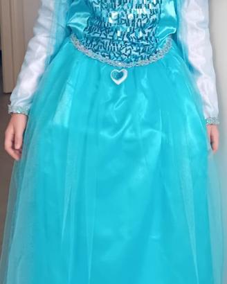 VESTITO carnevale PRINCIPESSA DELLA NEVE ( FROZEN