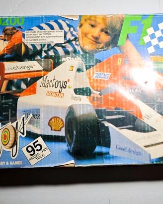 Macchina Formula1 F1 legno naturale  kit montaggio