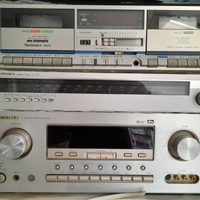 Componenti hifi piastre a cassette e amplificatori