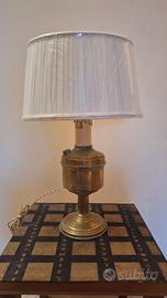 Lampada in ottone - ex lampada a cherosene