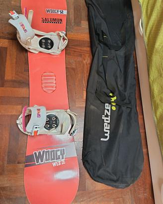 Snowboard Salomon Woody 152cm | Pronta all'uso