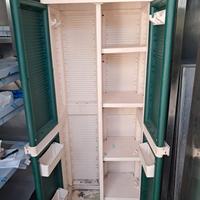 armadietto in resina portascope