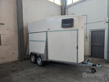 trailer trasporto cavalli 2 posti