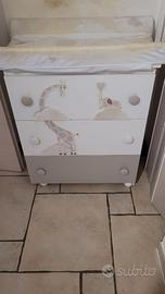 Fasciatoio/cassettiera/vasca/riduttore Pali Savana