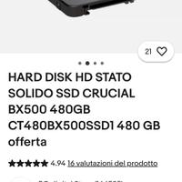 SSD CRUCIAL 480GB 