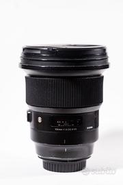 Sigma art 105mm 1.4 attacco Canon