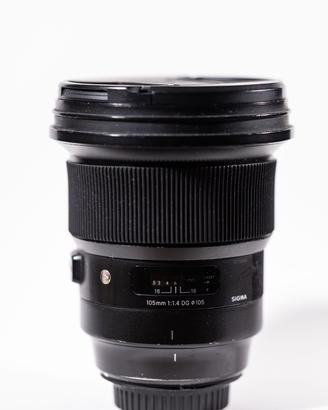 Sigma art 105mm 1.4 attacco Canon
