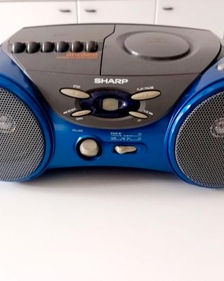Stereo Sharp QT-CD210H (BL) Portatile Boombox 100%