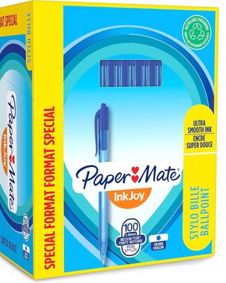 Papermate InkJoy 100RT Penna a Sfera Scatto 100pz