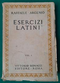 Libro Esercizi Latini 1951 Raffaele Argenio Scuola