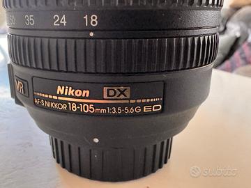 Obiettivo Nikon AF-S DX. 18-105mm ff3.5-5.6G ED VR