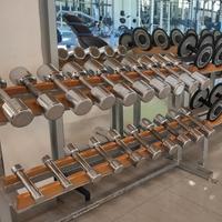 Manubri technogym cromati