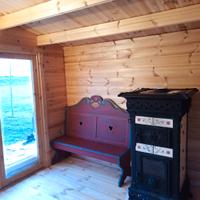 Stufa a legna di marca Castelmonte.