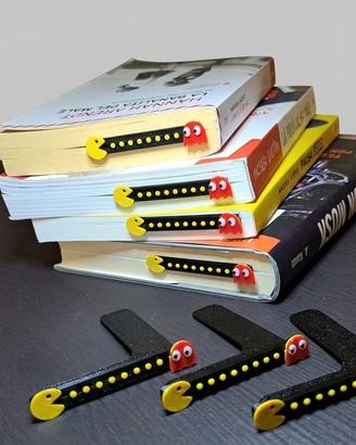 SET 3 SEGNALIBRI VINTAGE PAC MAN INTROVABILI