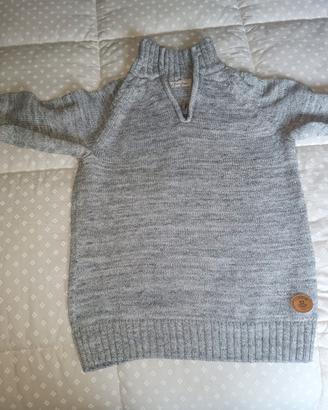 maglioncino melange collo alto