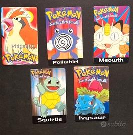 Carte Pokémon telefoniche USA-Canada anni 2000
