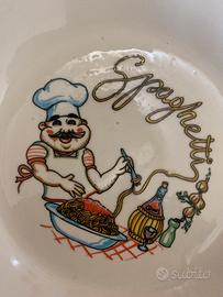 Serv. spaghettata Vintage ceram. Ternana Italy