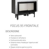 caminetto marsi camin 14 kw a legna 