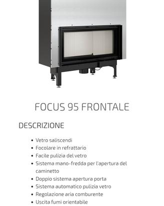 caminetto marsi camin 14 kw a legna 