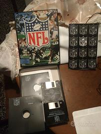 Konami nfl pc retrogaming big box floppy disk rare