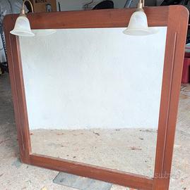 specchio per bagno usato